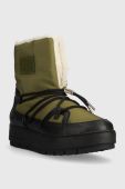 Зимові чоботи Tommy Hilfiger TOMMY ESSENTIAL SNOWBOOT колір зелений FW0FW07504