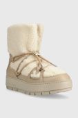 Зимові чоботи Tommy Hilfiger TOMMY TEDDY SNOWBOOT колір бежевий FW0FW07505