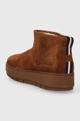 Замшеві чоботи Tommy Hilfiger COOL SUEDE SNOWBOOT колір коричневий FW0FW07662