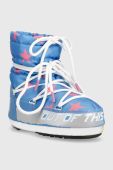Зимові чоботи Moon Boot LIGHT LOW STARS 14601700.001 колір блакитний