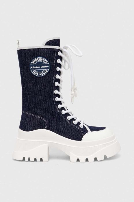 Черевики Miss Sixty жіночі колір синій на платформі