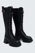 Черевики Miss Sixty жіночі колір чорний на платформі