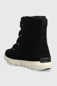 Замшеві чоботи Sorel EXPLORER NEXT JOAN WP жіночі колір чорний 2058871010
