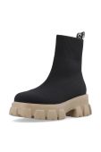 Чоботи Bianco BIAPRIMA жіночі колір чорний на плоскому ходу 11300037 (3505332)