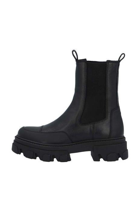 Шкіряні черевики Bianco BIAGINNY жіночі колір чорний на плоскому ходу 26.51219 (3505589)