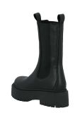 Шкіряні черевики Bianco BIADEB жіночі колір чорний на платформі 30.50728