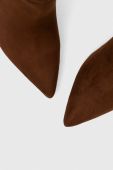 Чоботи Steve Madden Darian жіночі колір коричневий на шпильці SM11002162