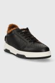 Шкіряні кросівки Off Play COMO колір чорний COMO 1 BLACK, COGNAC