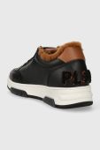 Шкіряні кросівки Off Play COMO колір чорний COMO 1 BLACK, COGNAC