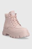 Черевики Buffalo Aspha Desert жіночі колір рожевий на платформі злегка утеплена 1622292