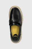 Мокасини Buffalo Aspha Loafer жіночі колір чорний на платформі 1622297