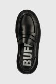 Мокасини Buffalo Flora Loafer жіночі колір чорний на платформі 1622355