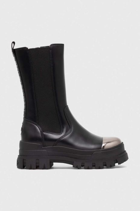 Черевики Buffalo Aspha Clf Steel жіночі колір чорний на платформі 1622317