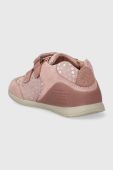 Дитячі шкіряні туфлі Biomecanics колір рожевий (3401149)