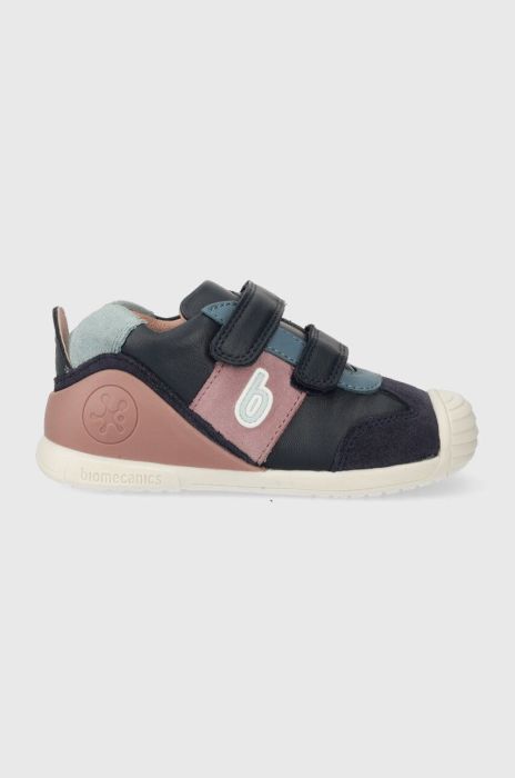 Дитячі шкіряні туфлі Biomecanics колір синій (3397939)