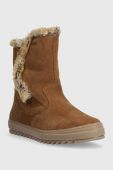 Дитячі замшеві зимові черевики Primigi колір коричневий (3657106)