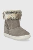 Дитячі замшеві зимові черевики Primigi колір сірий (3567944)