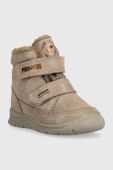 Дитячі замшеві зимові черевики Primigi колір бежевий (3657129)