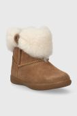 Дитячі замшеві чоботи UGG T RAMONA колір бежевий