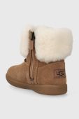 Дитячі замшеві чоботи UGG T RAMONA колір бежевий