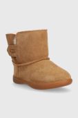 Дитячі замшеві чоботи UGG T KEELAN колір бежевий