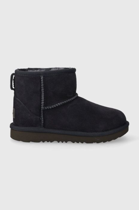 Дитячі замшеві чоботи UGG KIDS CLASSIC MINI II колір синій