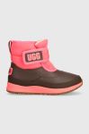 Дитячі чоботи UGG K TANEY WEATHER колір рожевий