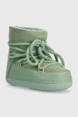 Дитячі шкіряні чоботи Inuikii колір зелений (3681260)