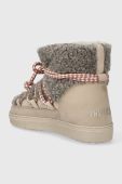 Дитячі шкіряні чоботи Inuikii колір сірий