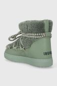 Дитячі шкіряні чоботи Inuikii колір зелений (3651069)