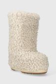 Дитячі чоботи Moon Boot 14028700 MB ICON FAUX CURLY колір бежевий