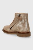 Дитячі замшеві черевики Pom D'api SISTER BOOTS колір бежевий (3531327)