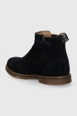 Дитячі замшеві черевики Pom D'api CITY JODZIP колір синій (3536119)