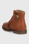 Дитячі замшеві черевики Pom D'api колір коричневий (3500836)
