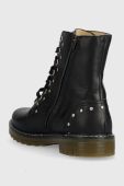 Дитячі шкіряні черевики Pom D'api SID HI STUD колір чорний (3536114)