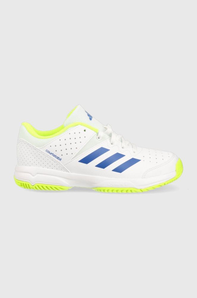 Дитячі кросівки adidas Performance COURT STABIL JR колір білий