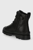 Дитячі шкіряні зимові черевики Camper Brutus Kids колір чорний (3476336)