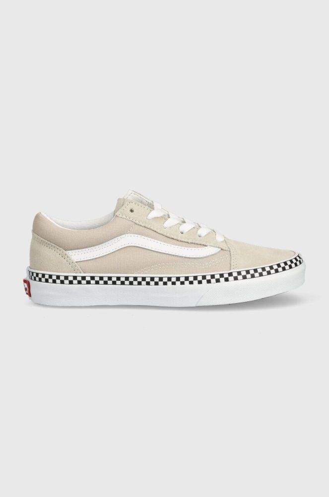 Дитячі кеди Vans JN Old Skool колір бежевий