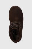 Дитячі замшеві зимові черевики UGG K NEUMEL II колір коричневий