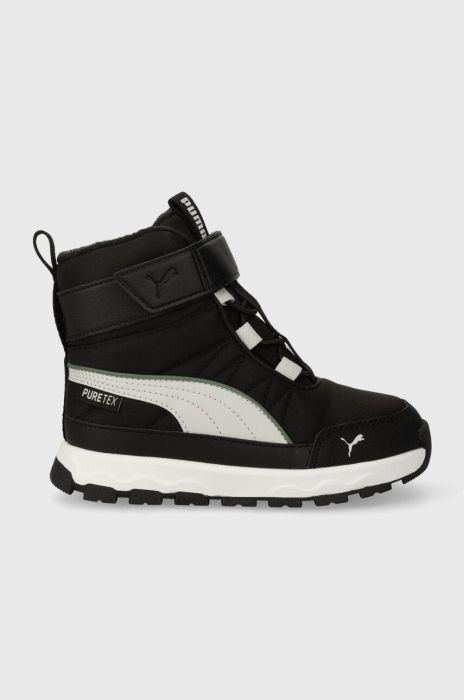 Дитячі чоботи Puma Evolve Boot Puretex AC+PS колір чорний