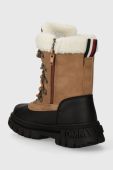 Дитячі зимові черевики Tommy Hilfiger колір коричневий (3593418)