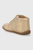 Дитячі замшеві туфлі Pom D'api колір бежевий (3486267)