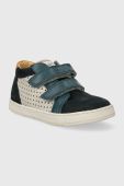 Дитячі шкіряні кросівки Pom D'api колір синій (3507557)