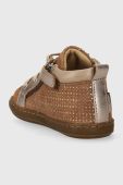 Дитячі шкіряні туфлі Shoo Pom колір коричневий (3568128)