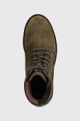 Замшеві черевики Gant Palrock чоловічі колір зелений 27643363.G710