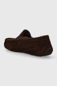 Замшеві мокасини UGG Ascot чоловічі колір коричневий 1101110