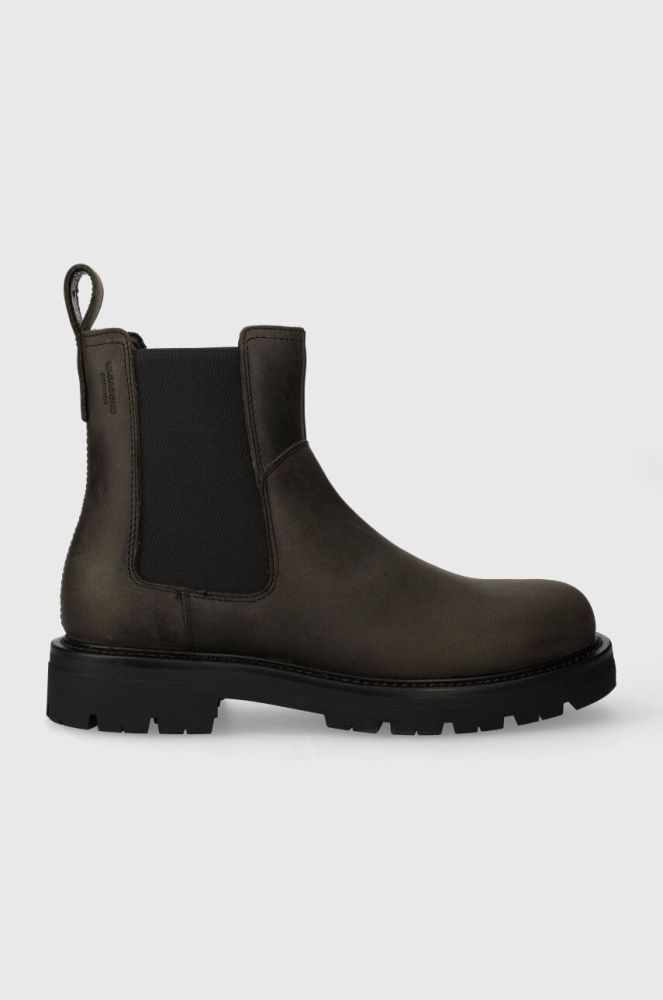 Шкіряні черевики Vagabond Shoemakers CAMERON чоловічі колір сірий 5675.209.17