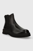 Шкіряні черевики Tommy Hilfiger TH EVERYDAY CLASS TERMO LTH CHEL чоловічі колір чорний FM0FM04656