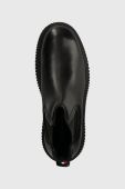 Шкіряні черевики Tommy Hilfiger TH EVERYDAY CLASS TERMO LTH CHEL чоловічі колір чорний FM0FM04656