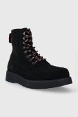 Замшеві кросівки Tommy Hilfiger TH AMERICAN SUEDE BOOT чоловічі колір синій FM0FM04667